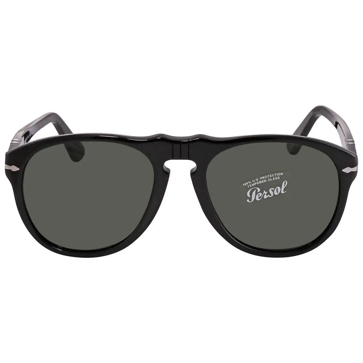 Persol PO0649 95_31 Pilot Black Green 56 mm Men`s Sunglasses