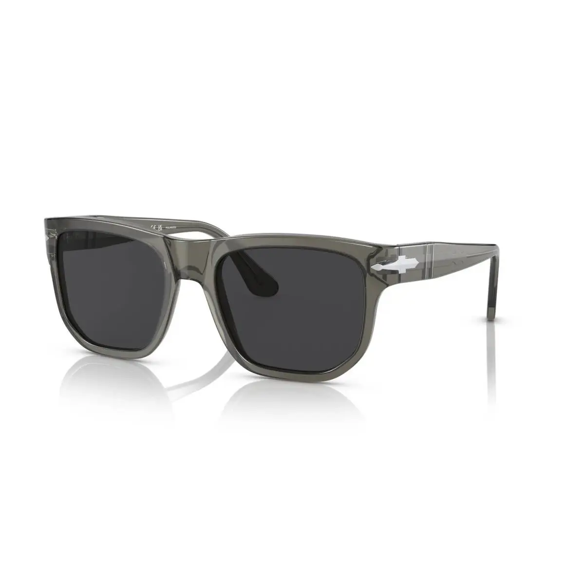Persol PO 3306S Opal Smoke/dark Grey Polarized 1103/48 Sunglasses