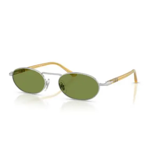 Persol 0PO1023S 518/4E Silver/green 55mm Men`s Sunglasses