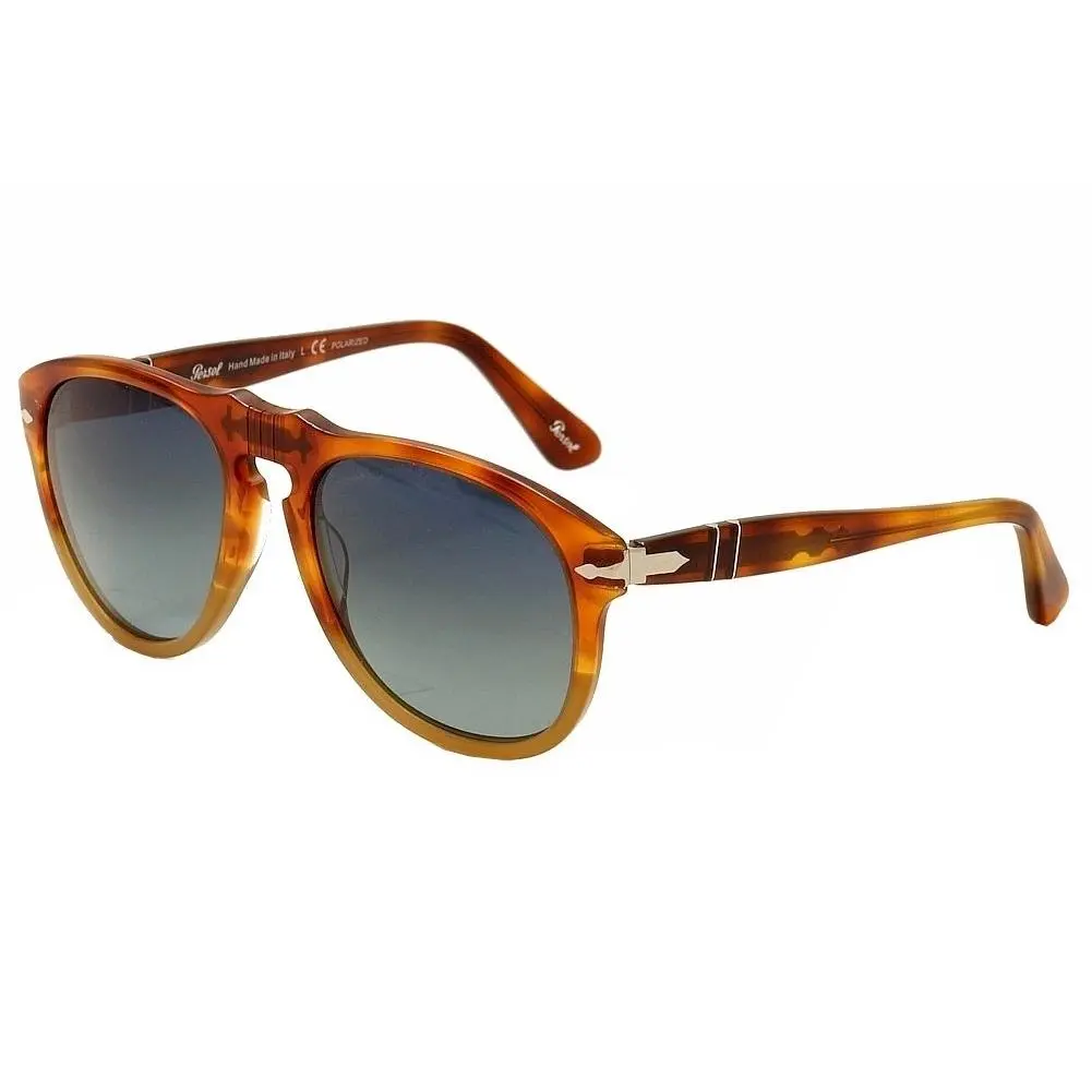 Persol PO0649 1025S3 Sunglasses Resina E Blue Polarized Gradient Lens 54mm