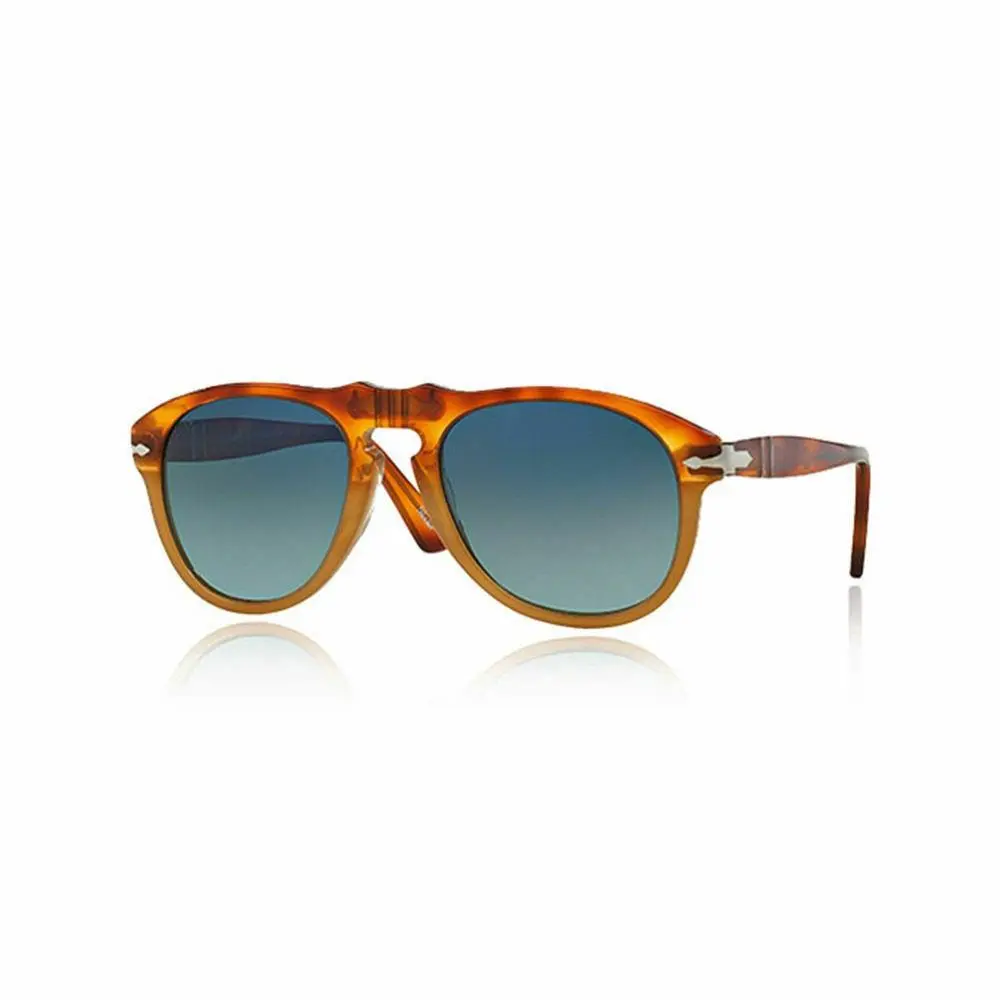 Persol Sunglasses PO0649 1025S3 Resina E Blue Polarized Gradient Lens 54mm