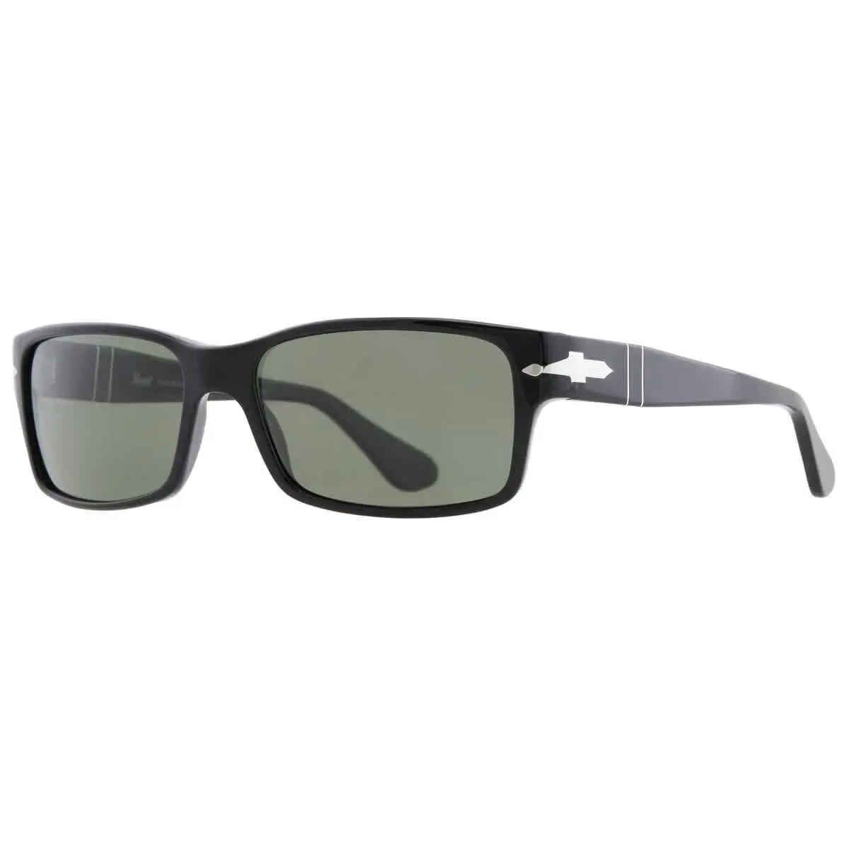 Persol Polarized Green Rectangular Men`s Sunglasses PO2803S 95/58 58