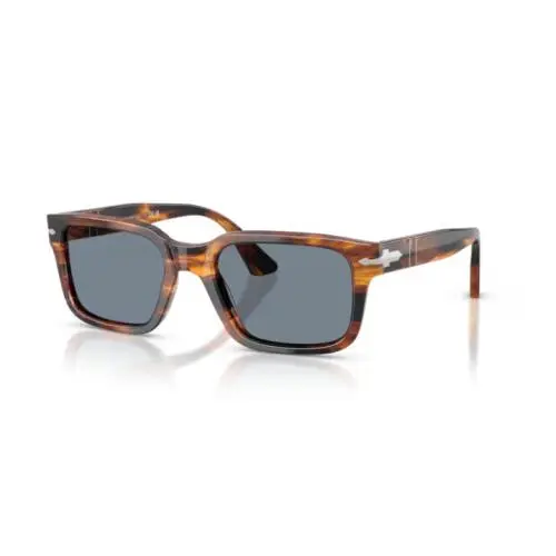 Persol 0PO3272S 123556 Striped Black Brown/light Blue 55mm Men`s Sunglasses