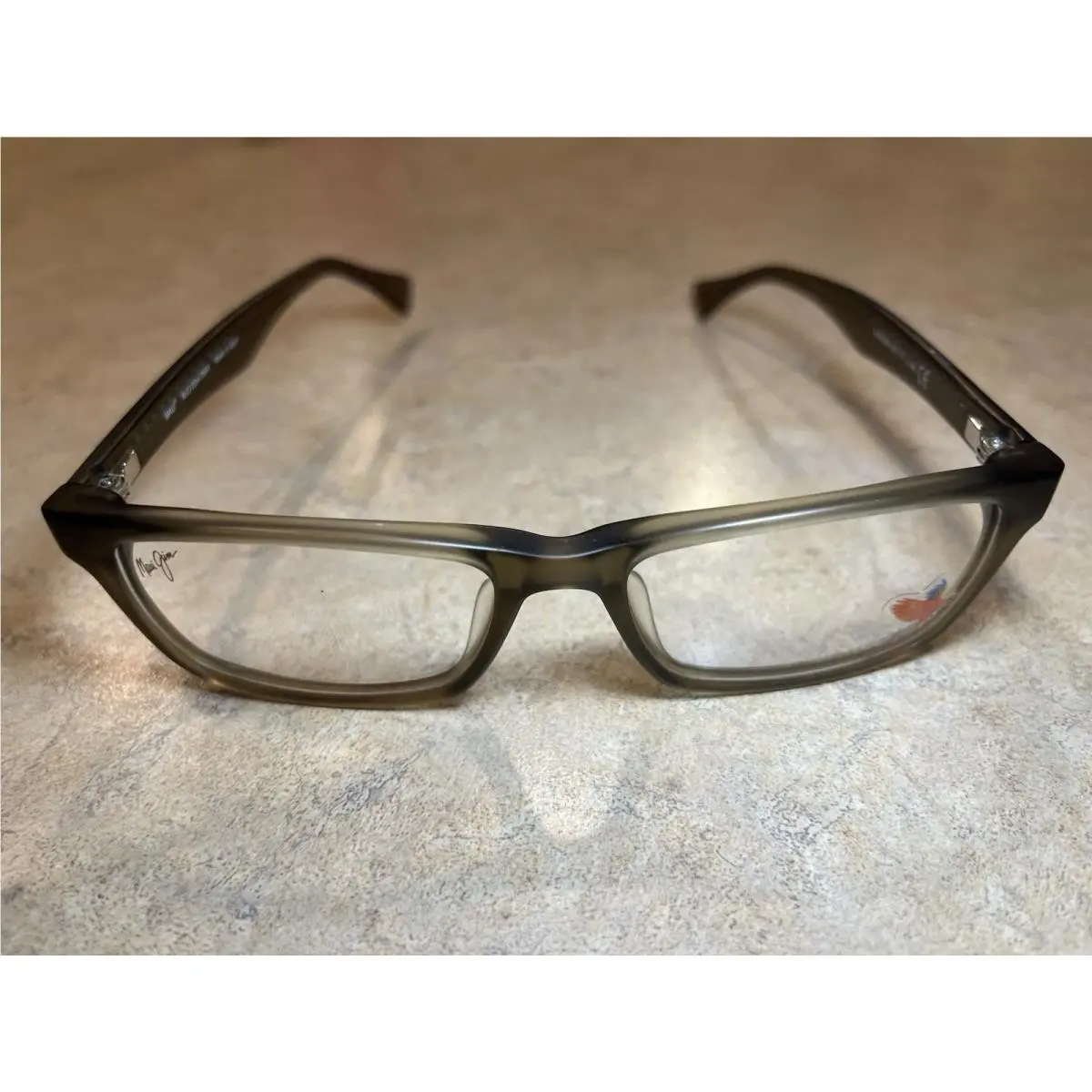 Maui Jim Eyeglasses Frames MJO2204-78AR Matte Clear Olive Green 53-17-143