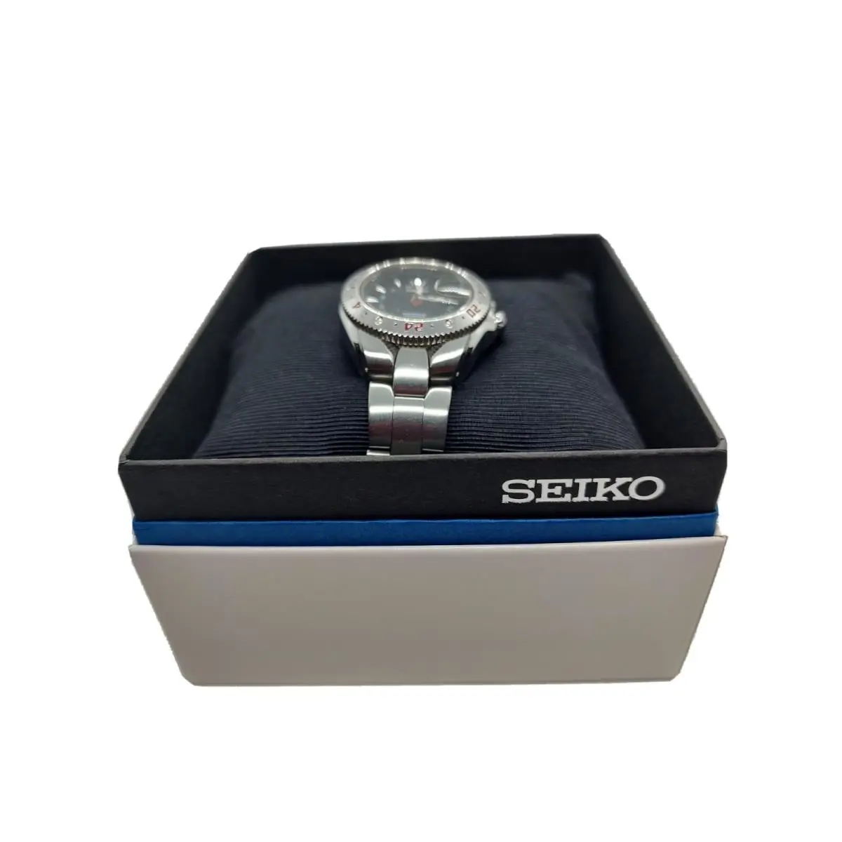 Vintage Women`s Seiko Perpetual Calendar Wrist Watch Model Black Dial
