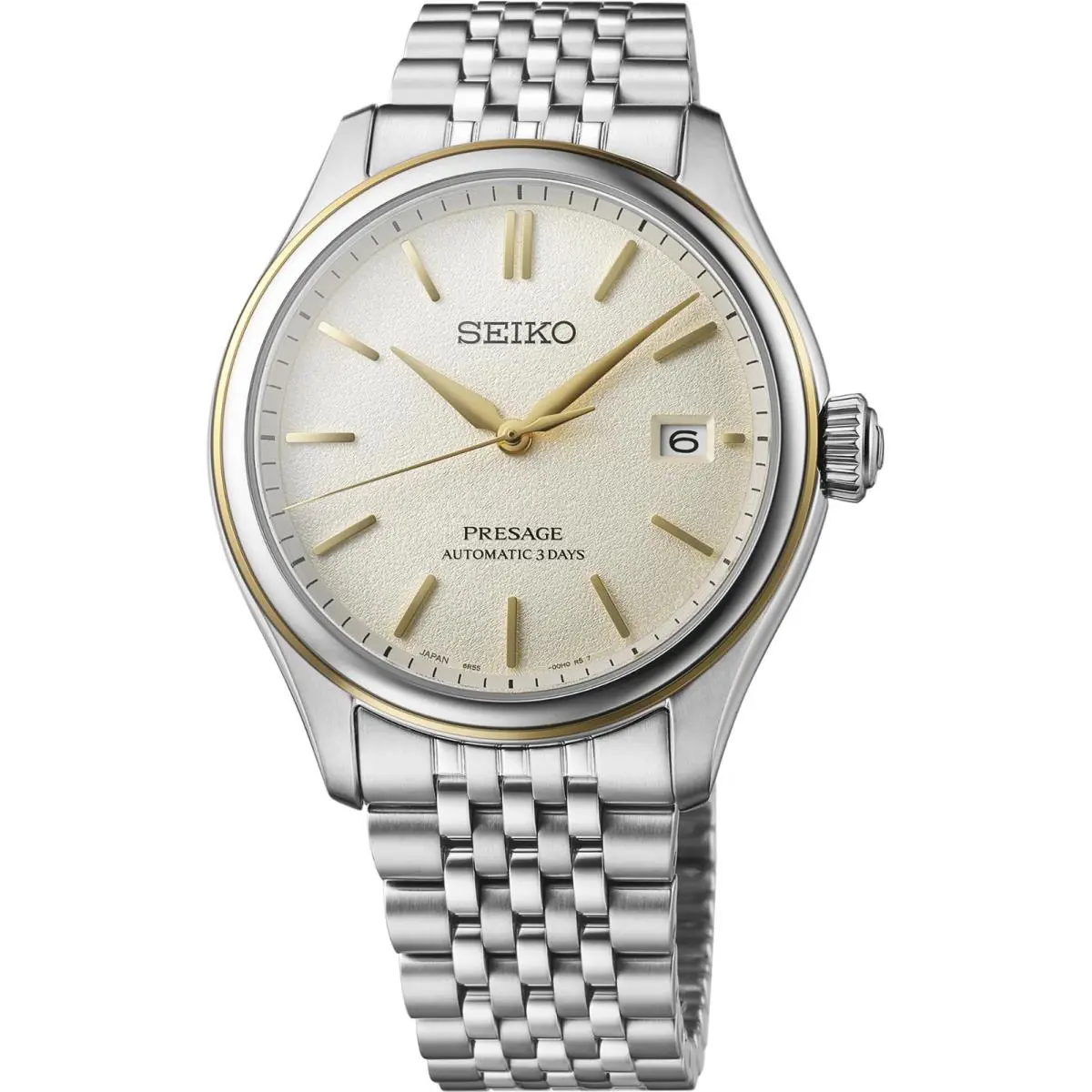 Seiko Presage Classic Ivory Dial Stainless Steel Men`s Watch SPB478