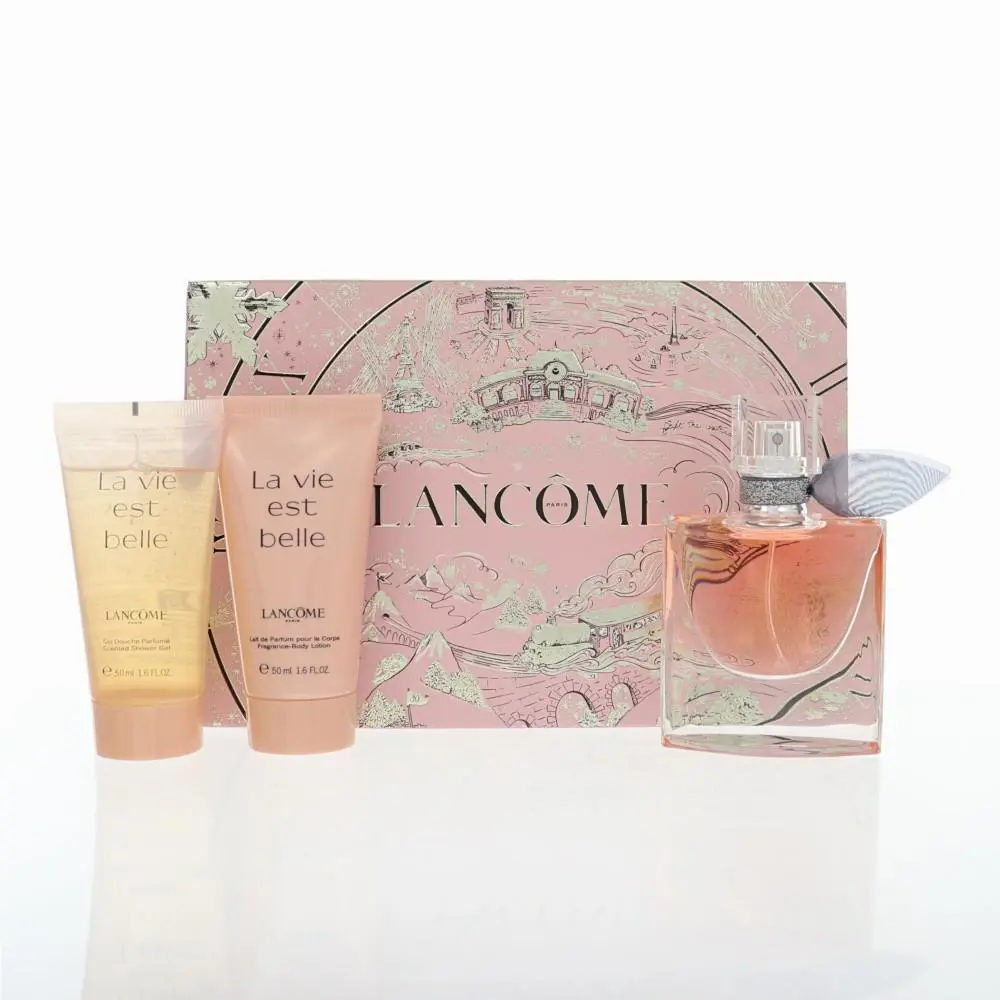 La Vie Est Belle by Lancome Gift Set For Women 3 Piece Set For Women: 1 Oz Eau
