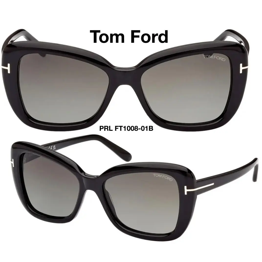 TF 1008 Sunglasses Maeve FT 1008 Multiple Colors 01B (Black/Gray) by Tom Ford