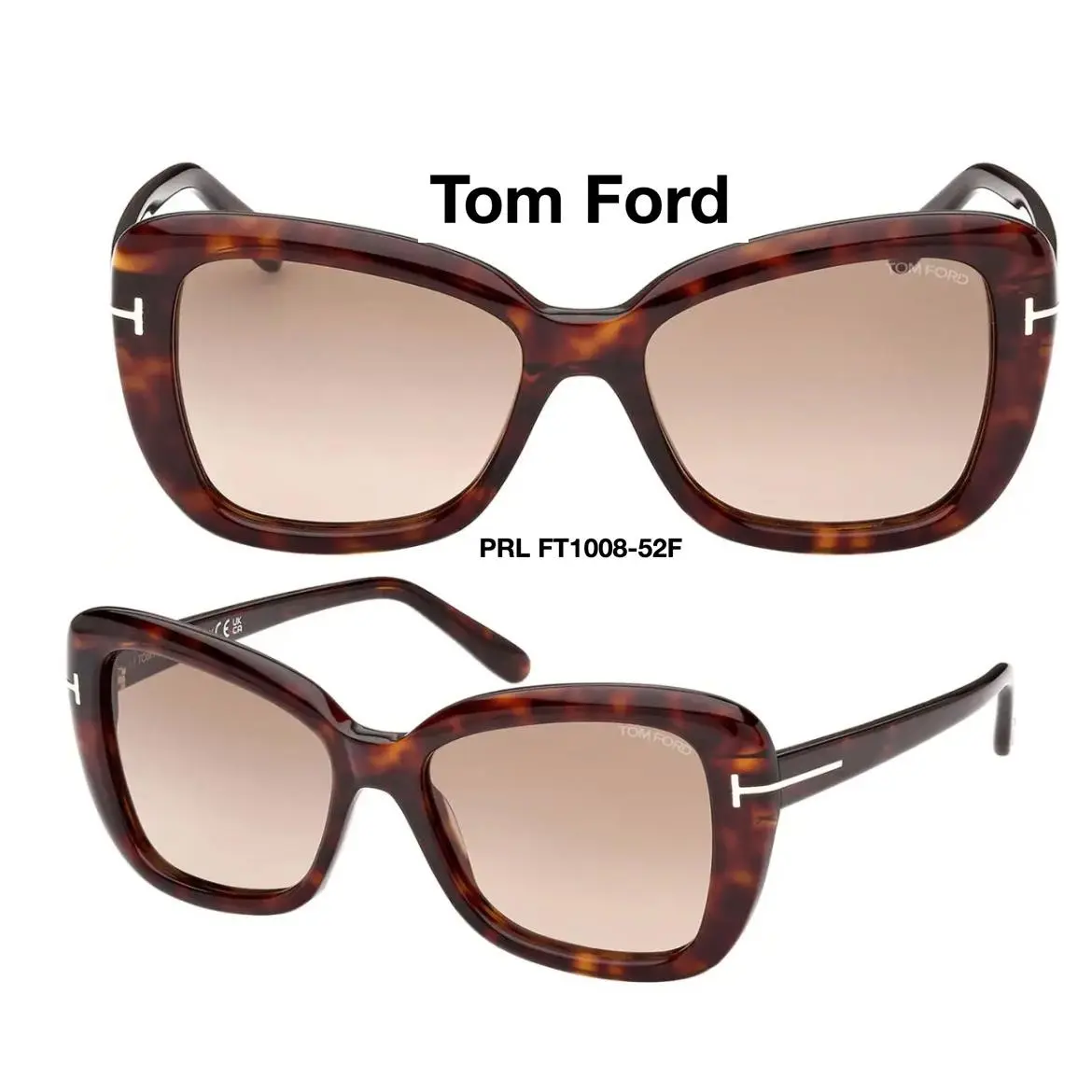 TF 1008 Sunglasses Maeve FT 1008 Multiple Colors 52F (Havana/Brown) by Tom Ford