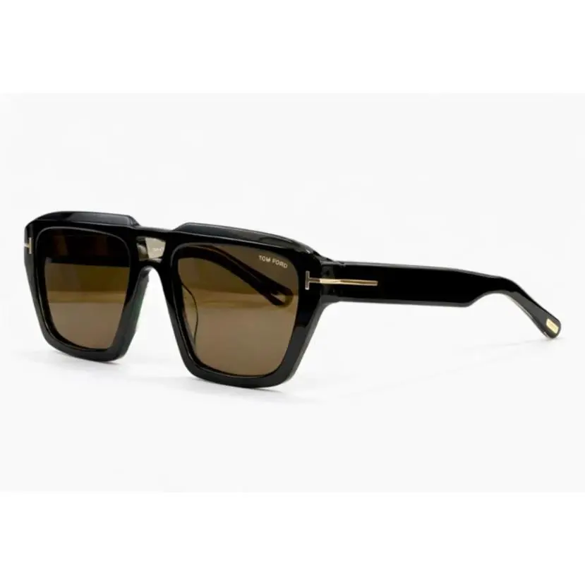 Icon Navigator FT1202 Unisex Sunglasses Black/brown 56-19-140mm by Tom Ford