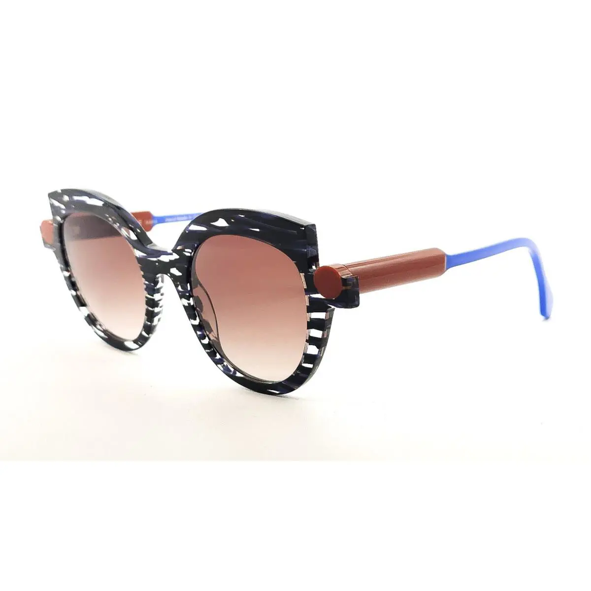 Tom Ford Face A Face Sotsas 1 Sunglasses 2014 Black Stripped / Brown Gradient 51