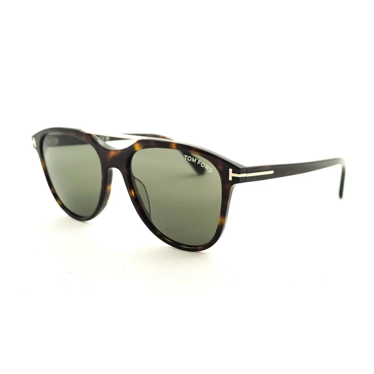 Tom Ford TF 1098 Damian-02 Sunglasses 52FN Havana/green Lenses 54