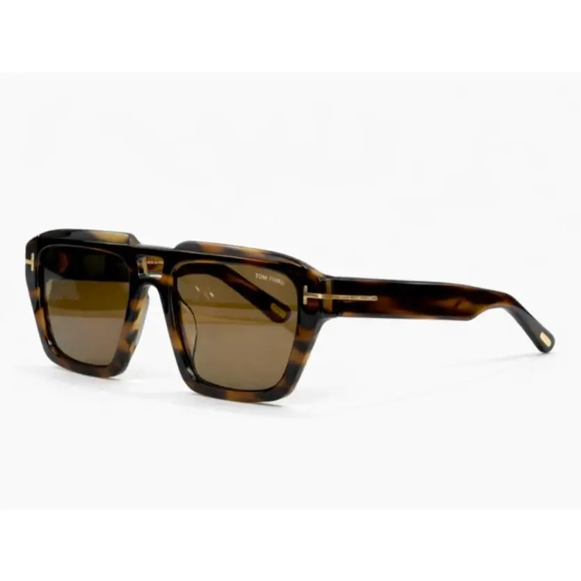 Icon Navigator FT1202 Unisex Sunglasses Havana/brown 56-19-140mm by Tom Ford