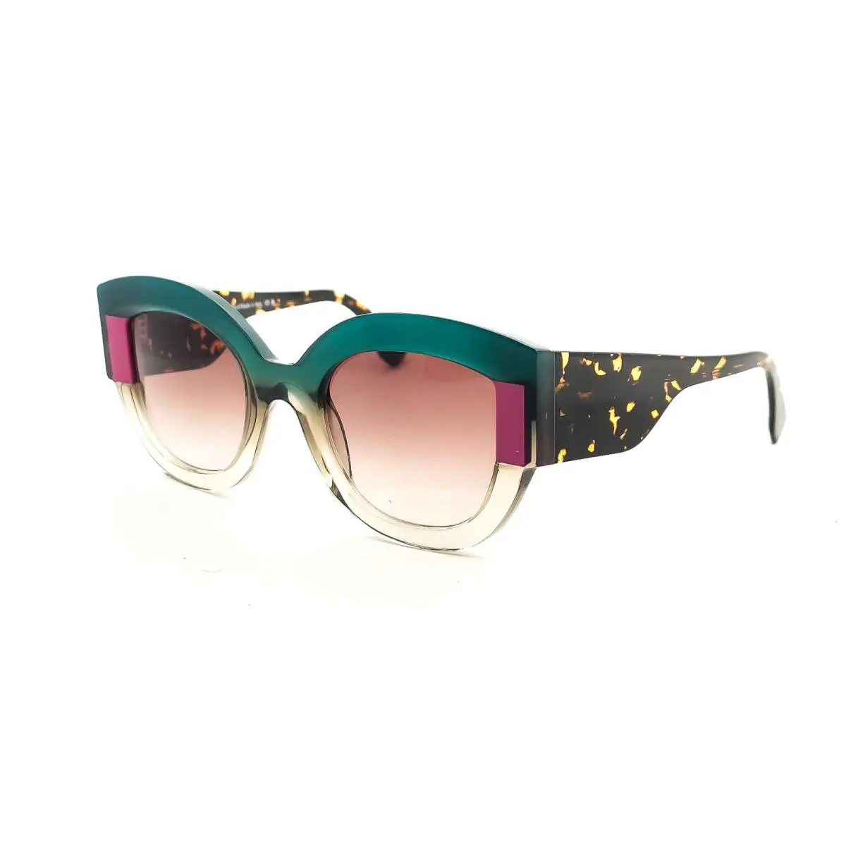Tom Ford Face A Face Kakemo 1 Sunglasses 4174 Green Gradient / Brown Gradient 49