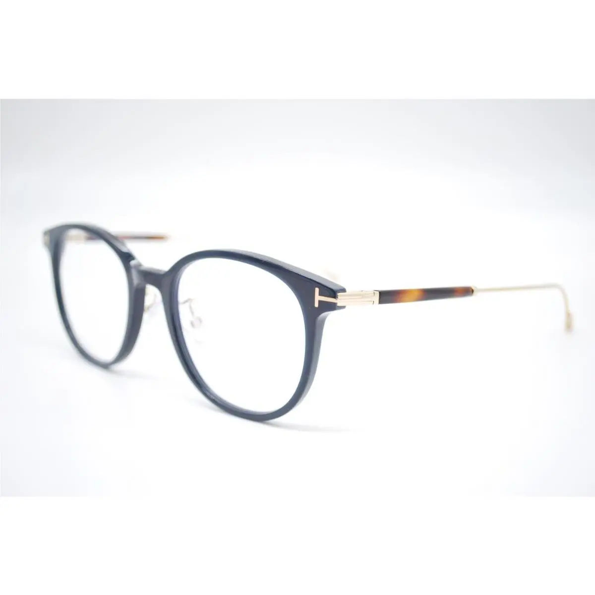 Tom Ford TF 5644-D-B 090 Black Blue Block Eyeglasses Frames 52-20