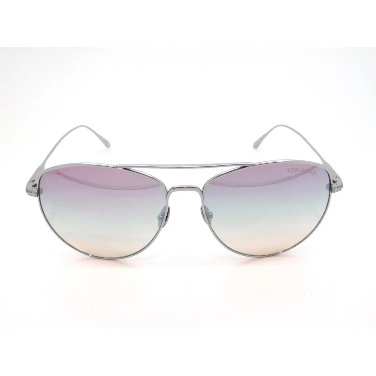 Tom Ford Mila FT 0784/S 16Z Silver/pink Gradient Aviator Titanium Sunglasses