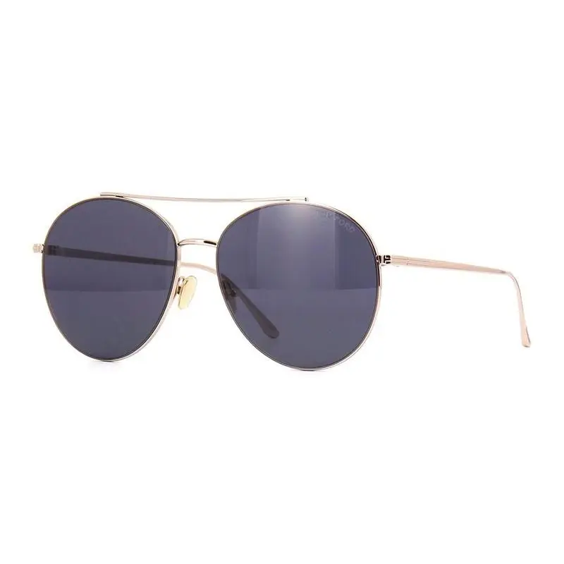 FT0757 28A Gold/grey 59-16-140 Sunglasses by Tom Ford