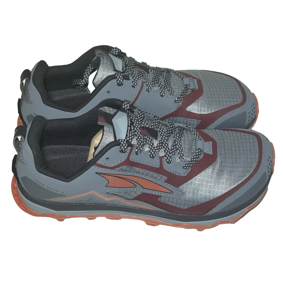 Altra shoes - ALTRA Lone Peak 5 - Lone Peak - ALOA4VQE280-090 - Gray/Orange (UPC: 194905432308) 4