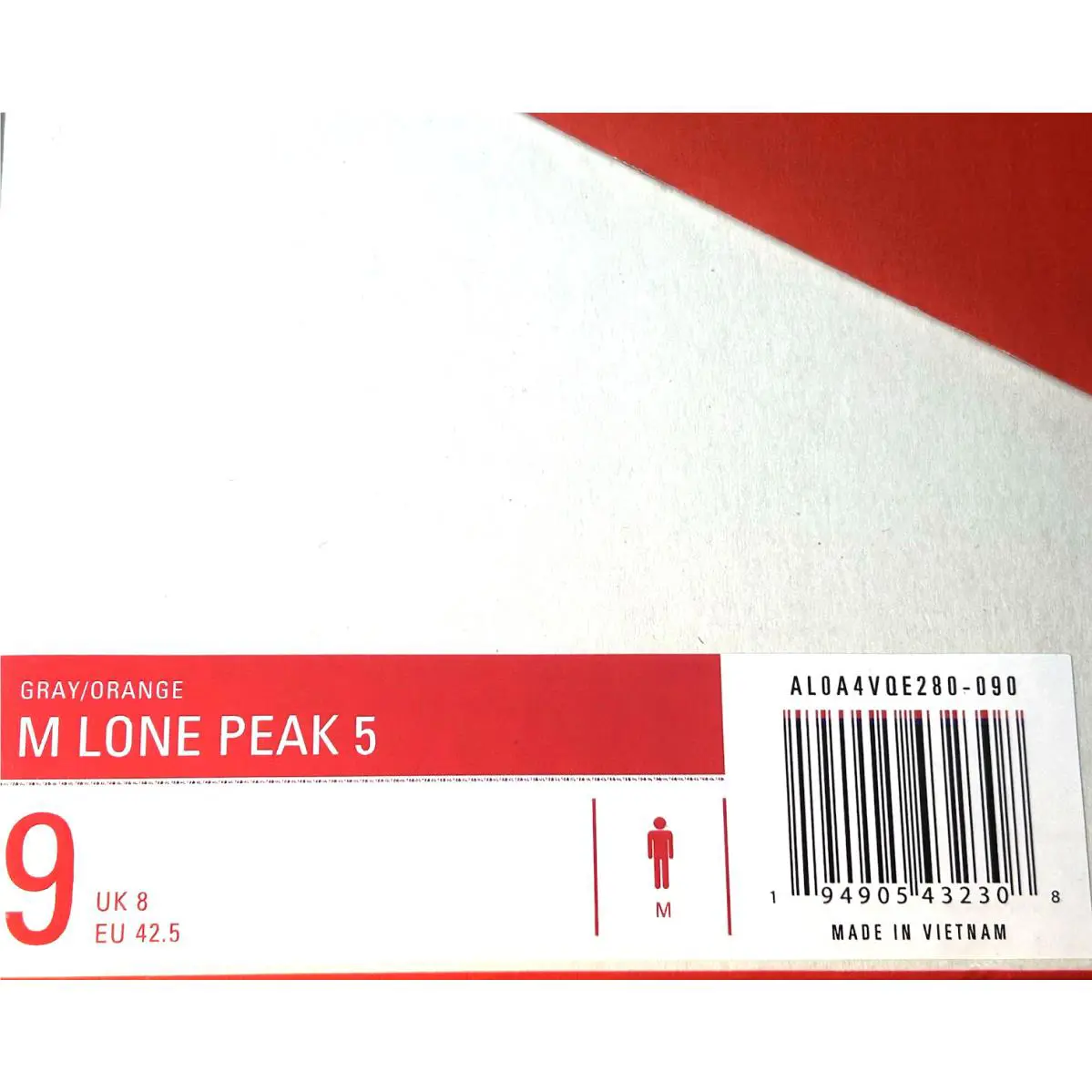 Altra shoes - ALTRA Lone Peak 5 - Lone Peak - ALOA4VQE280-090 - Gray/Orange (UPC: 194905432308) 8