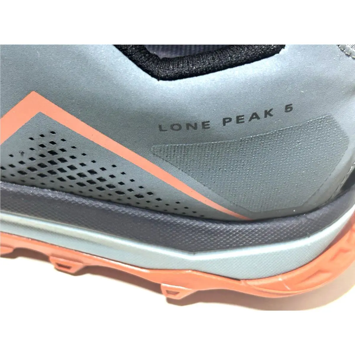 Altra shoes - ALTRA Lone Peak 5 - Lone Peak - ALOA4VQE280-090 - Gray/Orange (UPC: 194905432308) 1