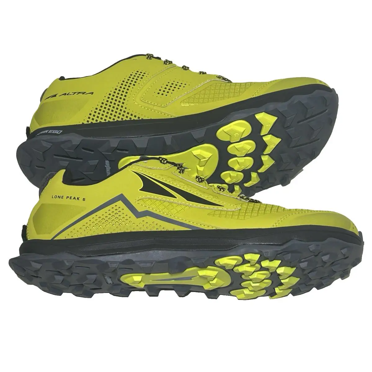 Altra shoes - ALTRA Lone Peak 5 - Lone Peak - ALOA4VQE300-095 - Lime/Black (UPC: 194905432353) 5