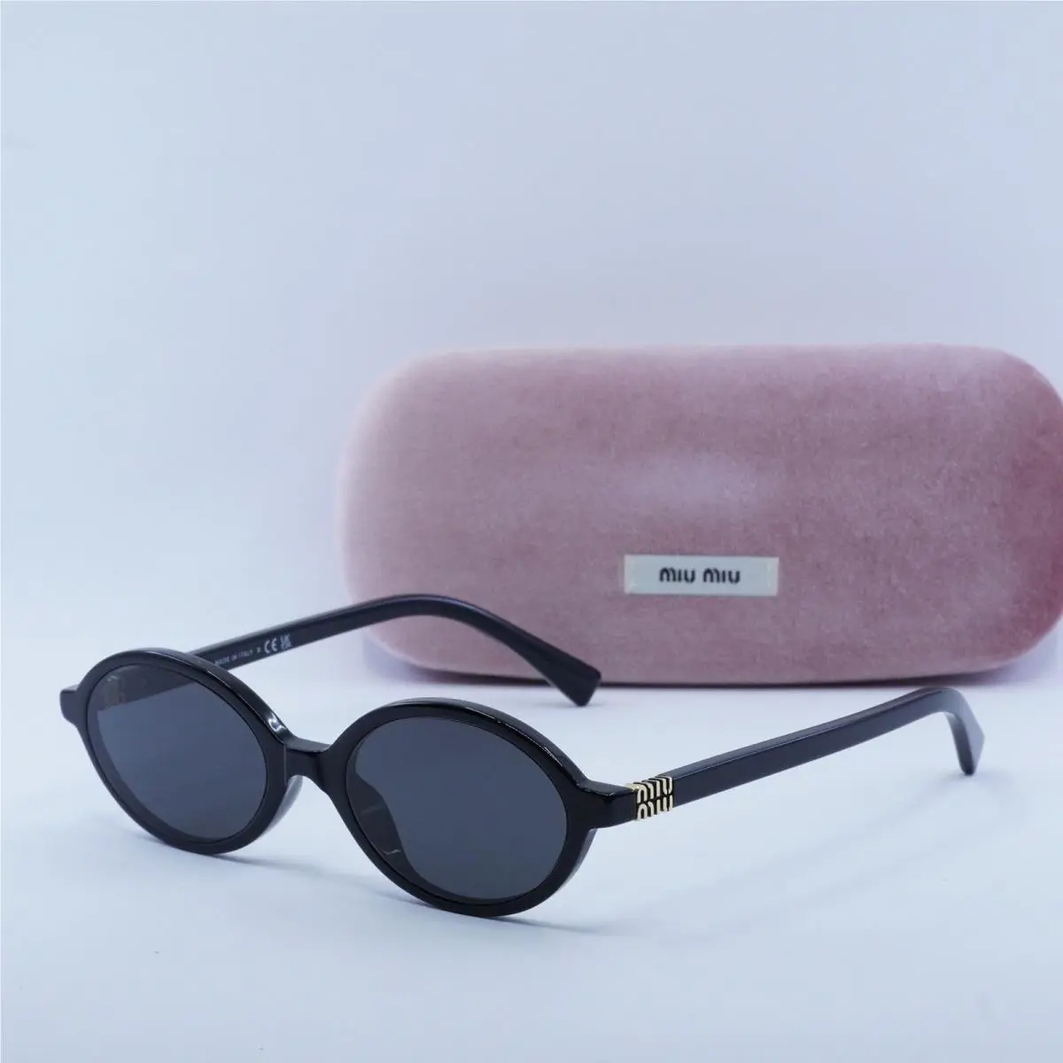 Miu Miu MU04ZS 1AB5S0 Black/dark Grey 50-18-140 Sunglasses