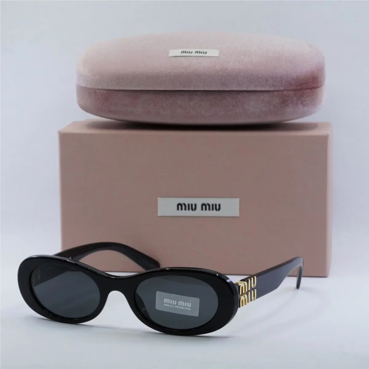Miu Miu MU06ZS 1AB5S0 Black/dark Grey 50-20-140 Sunglasses