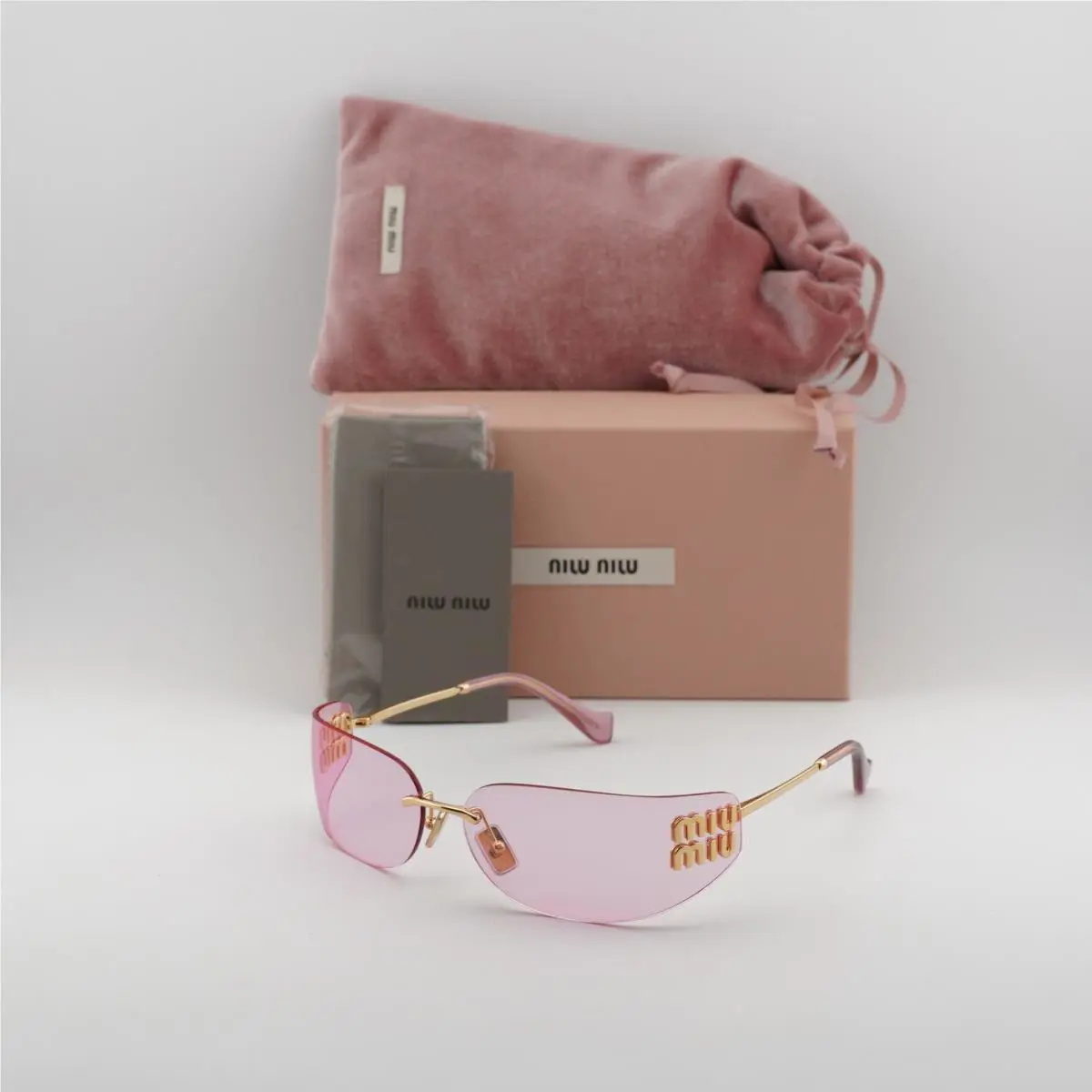 Miu Miu MUA51S 5AK90Y Gold/pink 75-14-110 Sunglasses