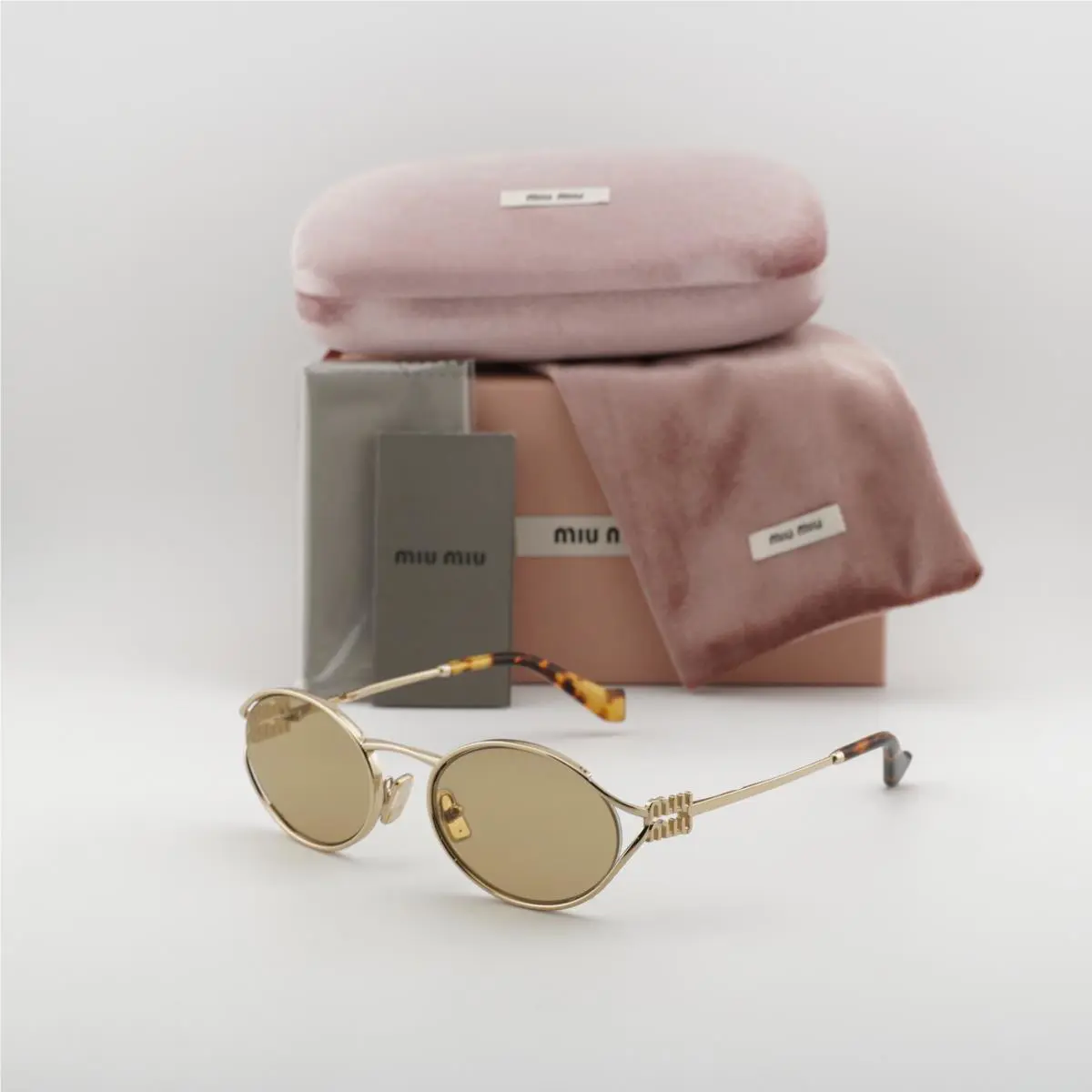 Miu Miu MU52YS ZVN10R Gold/yellow 54-21- Sunglasses