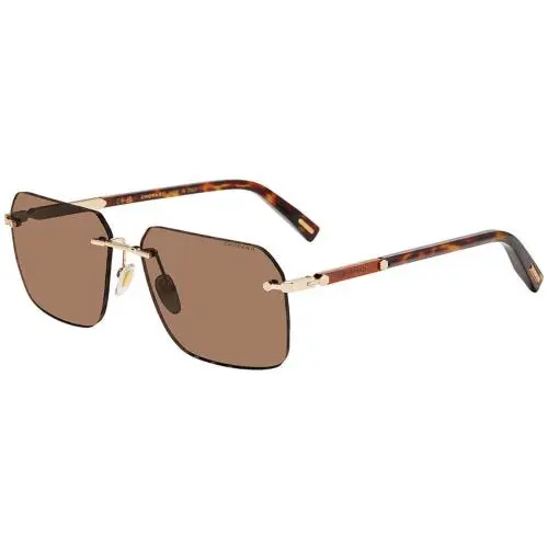 Chopard Schl 75 Rose Gold/havana 300v Size 63 Sunglasses