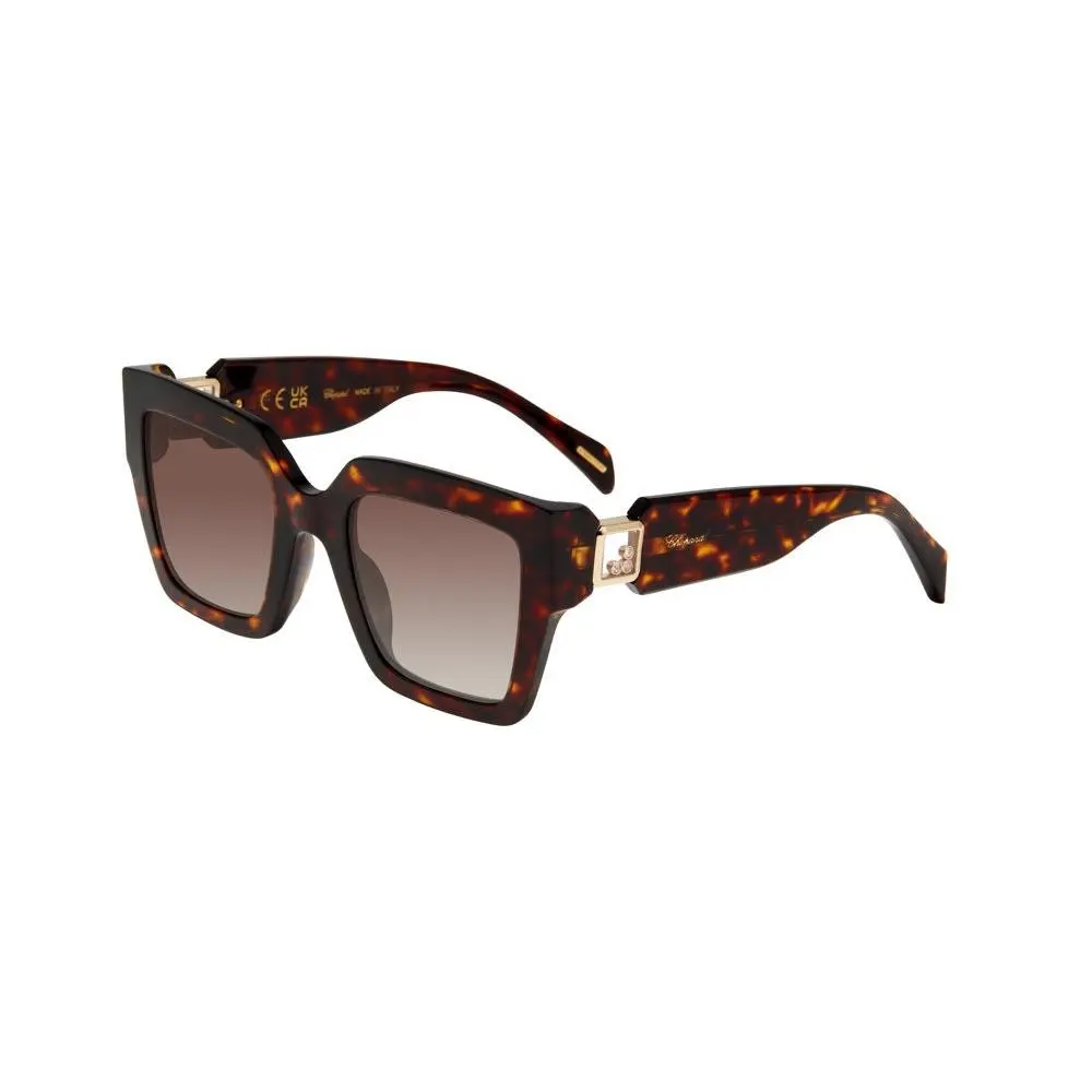 Sch 417 S Classic Havana 0909 Size 52 Sunglasses by Chopard