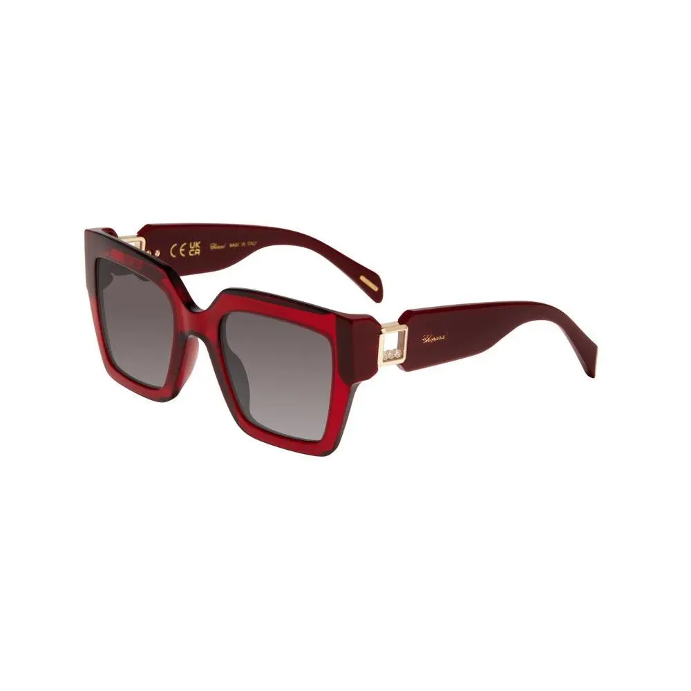 Chopard Sch 417 S Transp-dark Bordeaux 0954 Size 52 Sunglasses