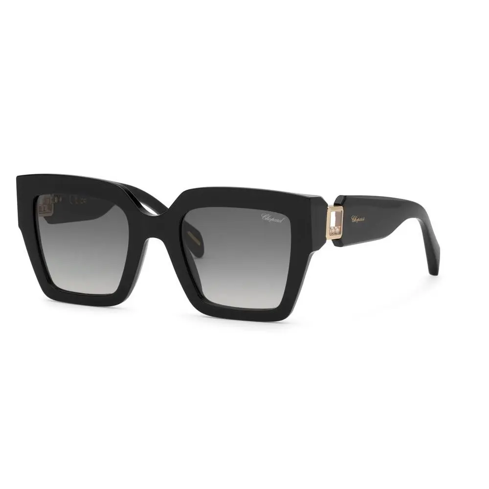 SCH417S Sunglasses 0700 Black 52mm Unisex by Chopard