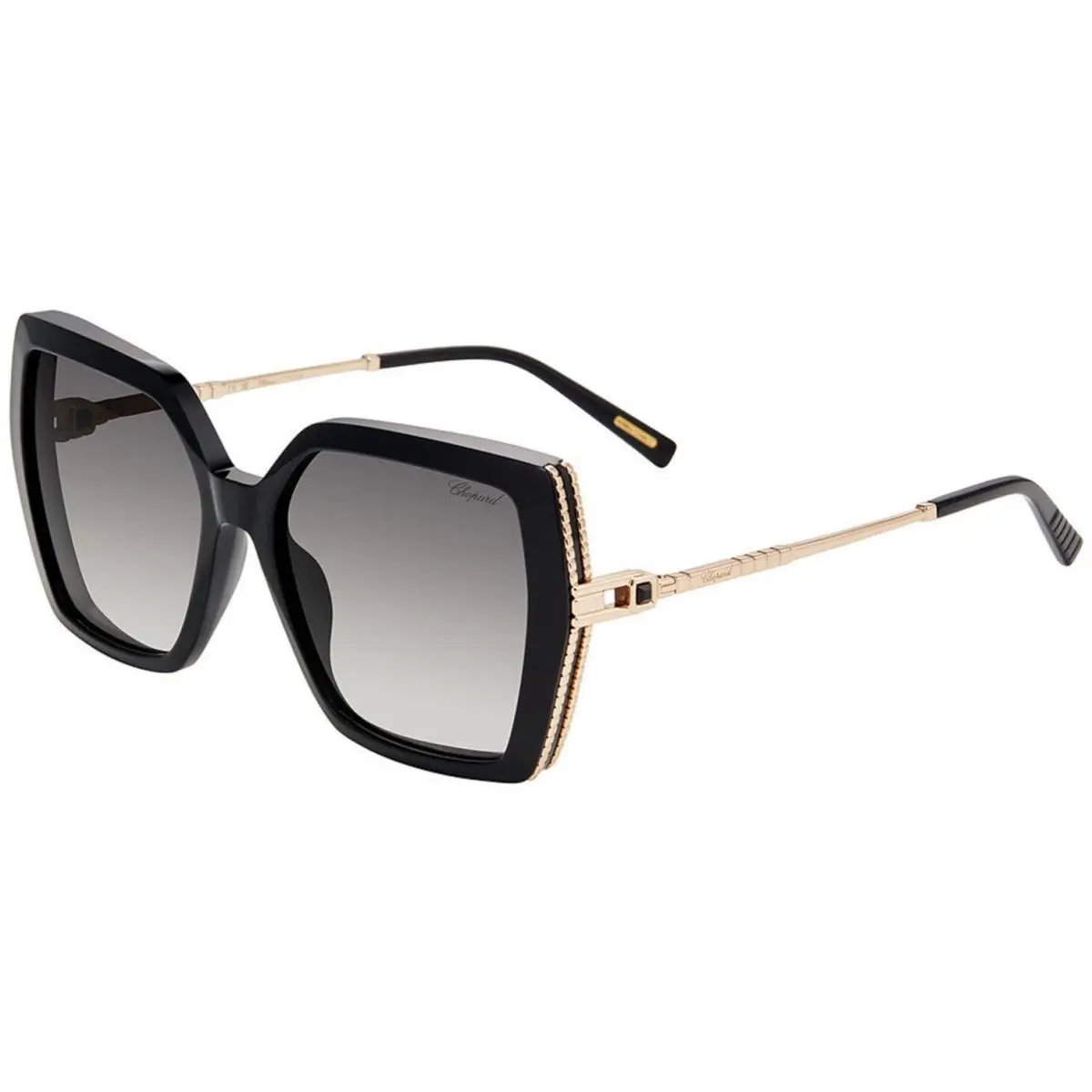 Chopard Sch 404 S Shiny Black 0700 Size 56 Sunglasses