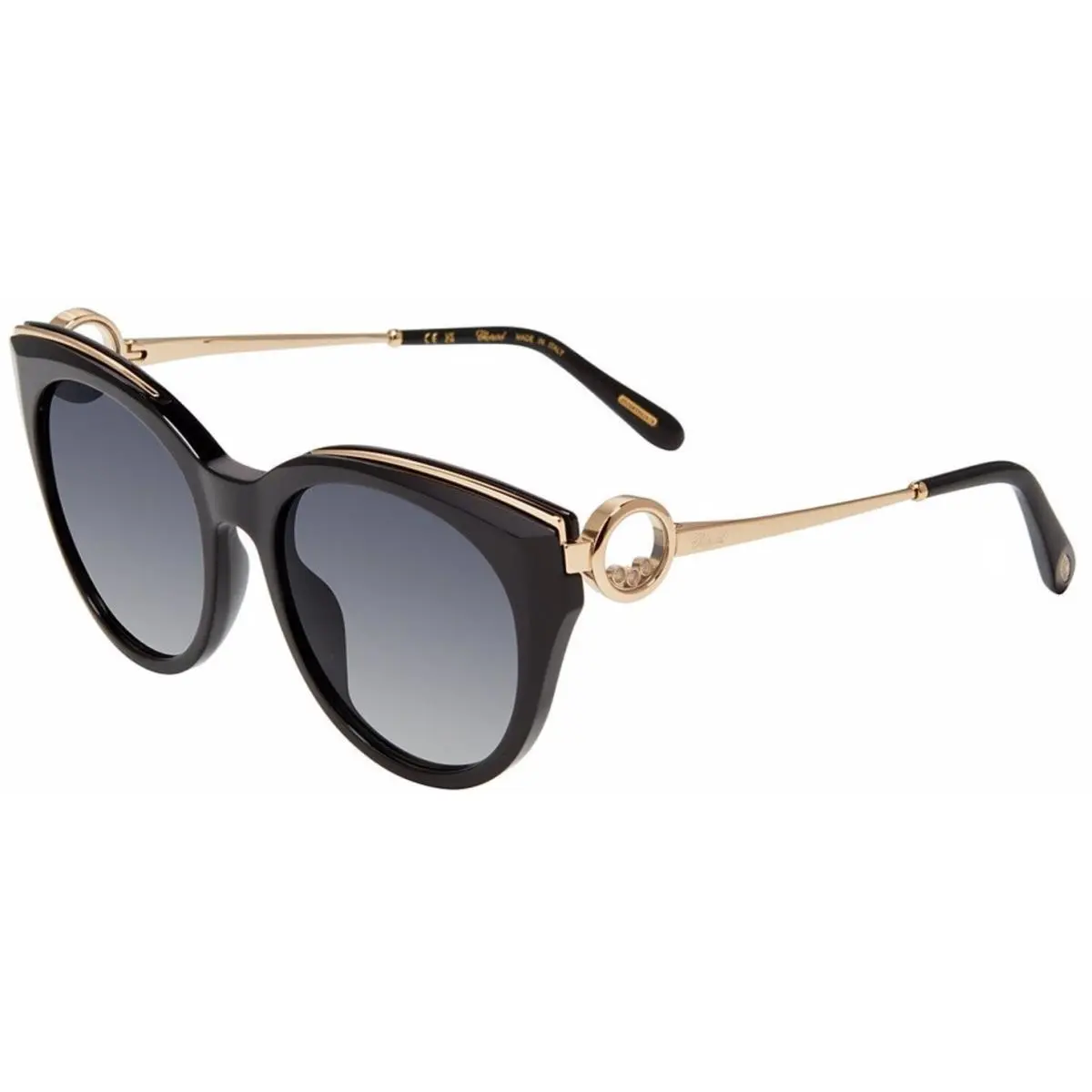 Chopard Schl 04 S Black 0700 Size 55 Sunglasses