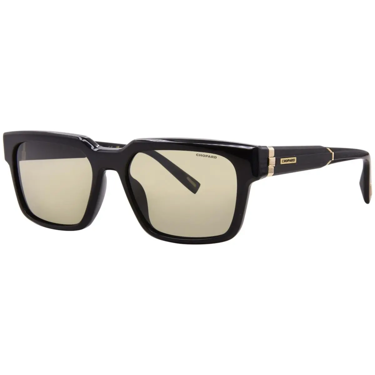SCH428M 700P Sunglasses Men`s Black/grey Lenses Square Shape 57mm by Chopard