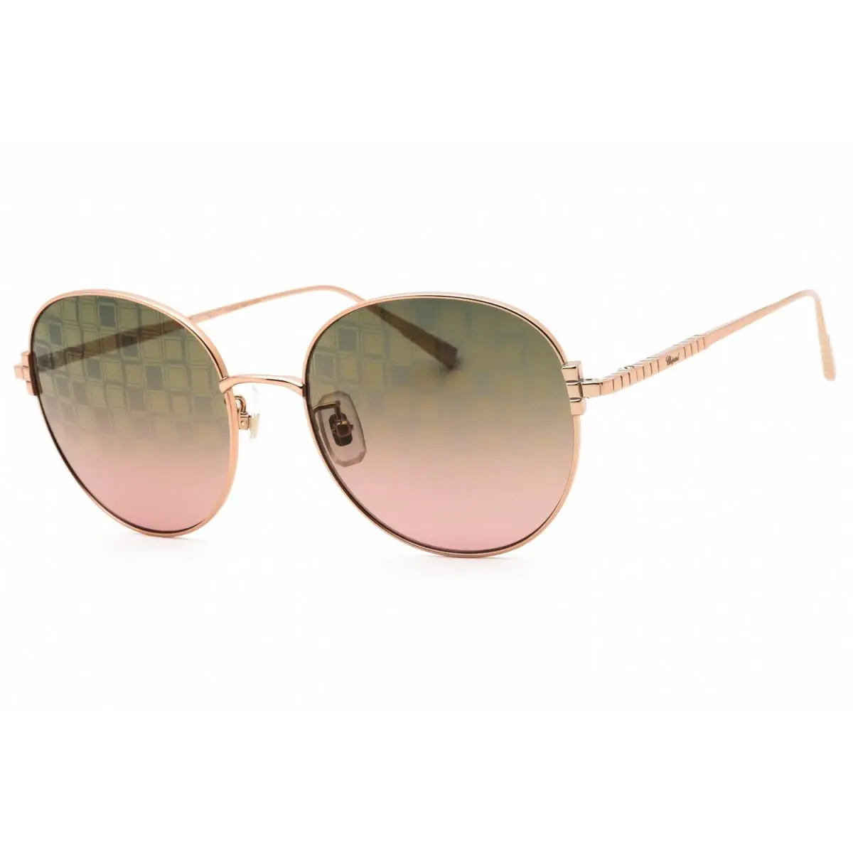 Chopard SCHL03-8FCL-57 Sunglasses Frame Size 57mm 0mm 0mm Coppergold Women - Frame: COPPERGOLD, Lens: GREENGOLD