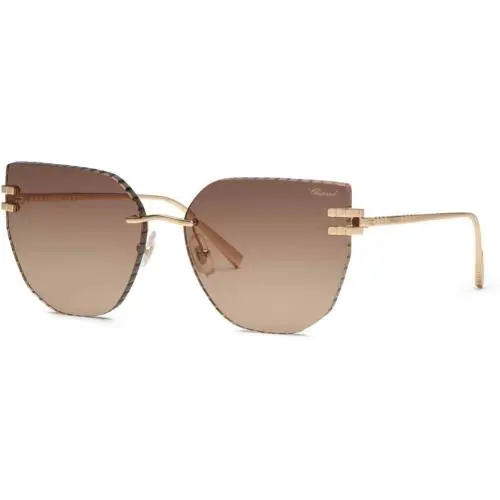 Chopard Schl 54 M Shiny Rose Gold 300k Size 61 Sunglasses