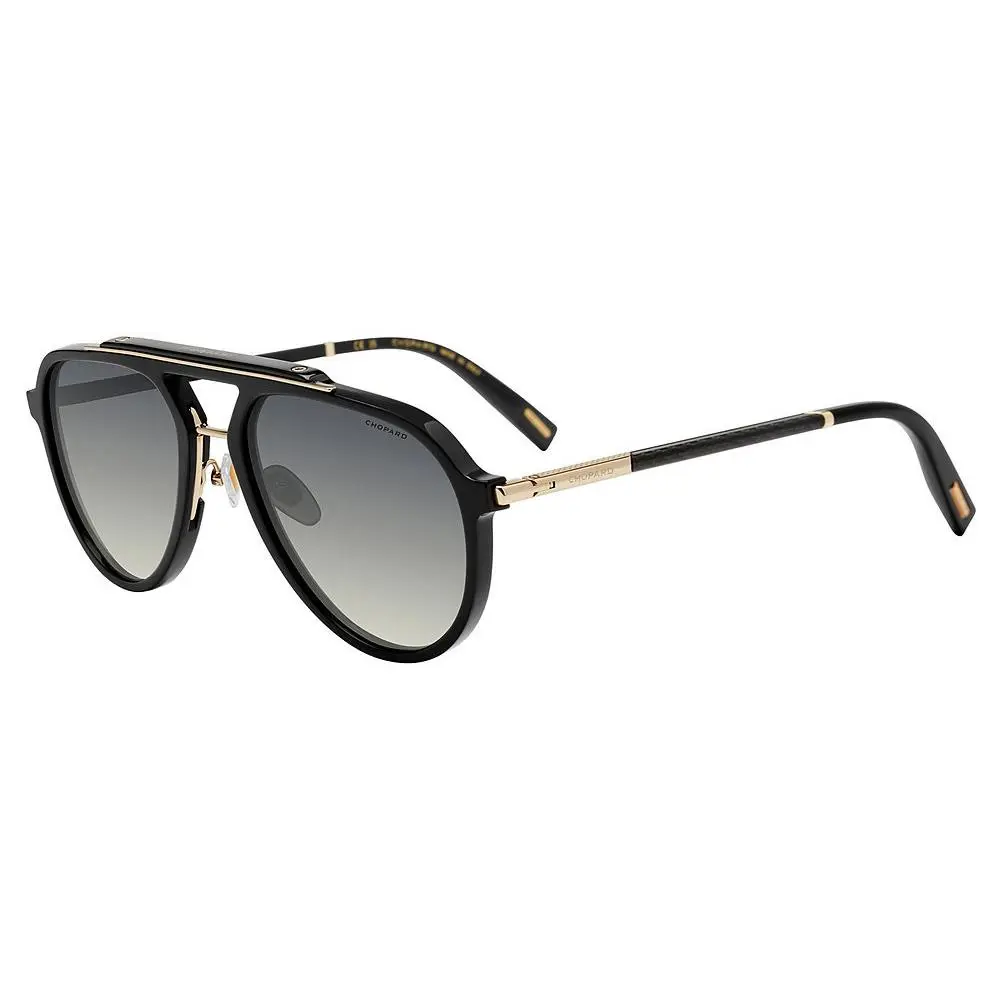 Chopard SCH399 Sunglasses 700P Shiny Black 58mm Unisex