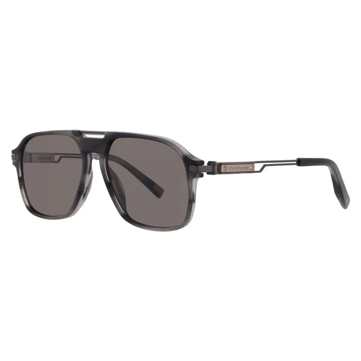 Polarized Smoke Navigator Men`s Sunglasses SCH347 6X7P 58 SCH347 6X7P 58 by Chopard