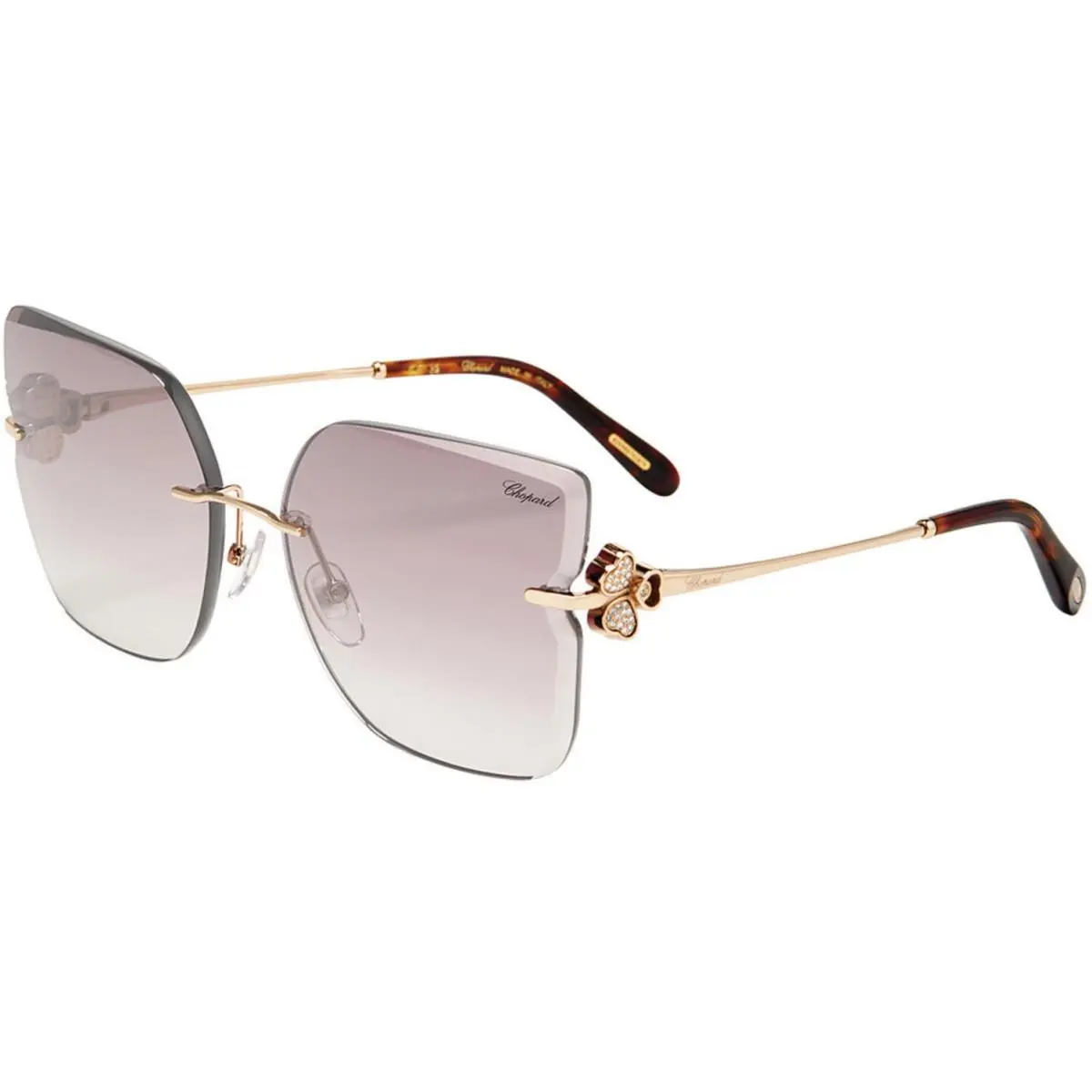 Chopard Schl 91 S Shiny Total Rose Gold 0300 Size 62 Sunglasses
