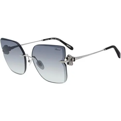 Chopard Schl 91 S Total Shiny Ruthenium 0509 Size 62 Sunglasses