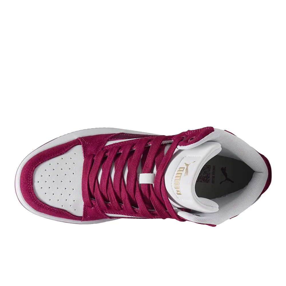 Puma shoes - PUMA Rebound Femme Mid Top Lace Up - 40575301 - Red, White 9
