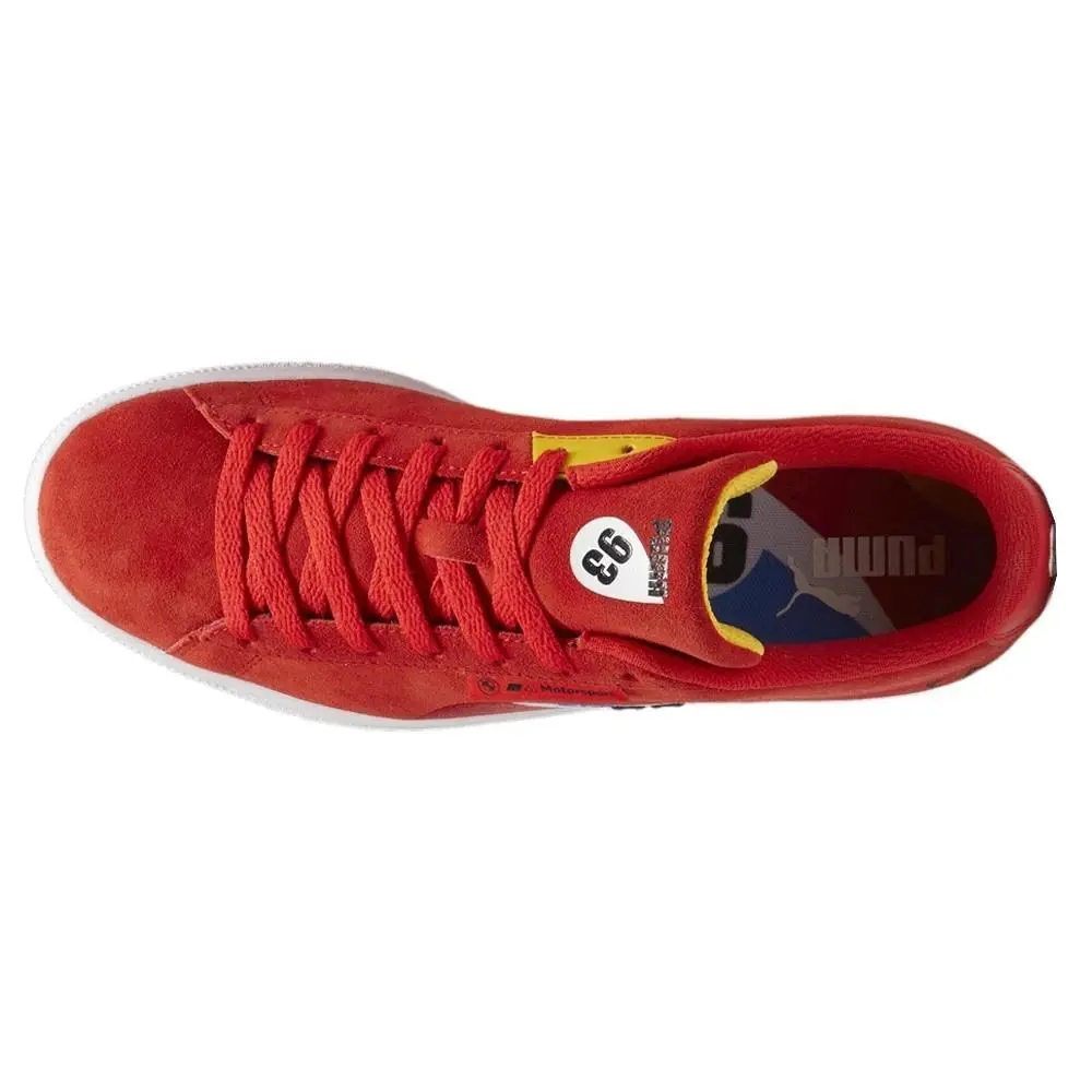 Puma shoes - PUMA Bmw M Motorsport Suede Calder Lace Up - 30818401 - Red 2