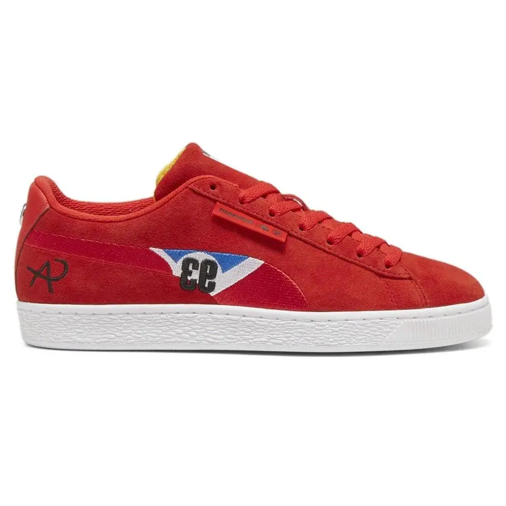 Puma shoes - PUMA Bmw M Motorsport Suede Calder Lace Up - 30818401 - Red 4