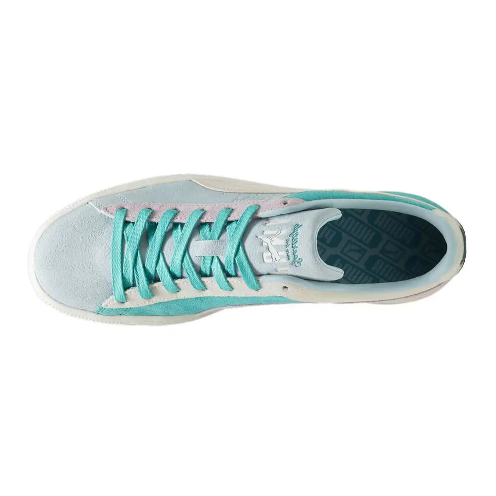 Puma shoes - PUMA Suede Iconix Summer Lace Up - 39578201 - Green, Grey 2