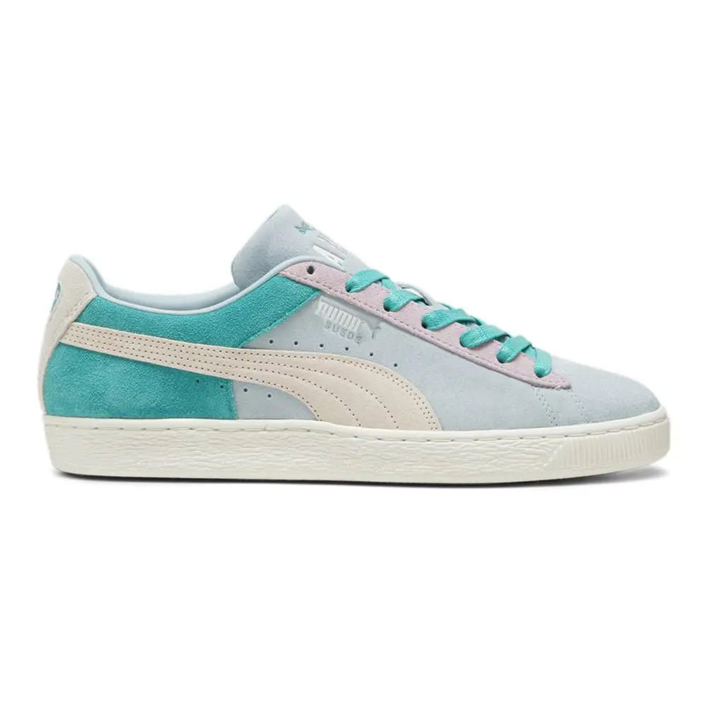 Puma shoes - PUMA Suede Iconix Summer Lace Up - 39578201 - Green, Grey 5