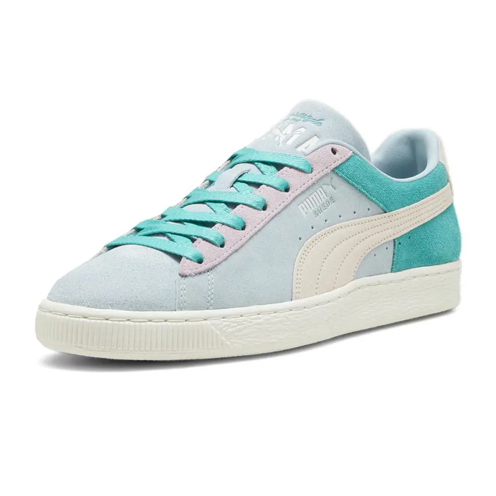 Puma shoes - PUMA Suede Iconix Summer Lace Up - 39578201 - Green, Grey 6