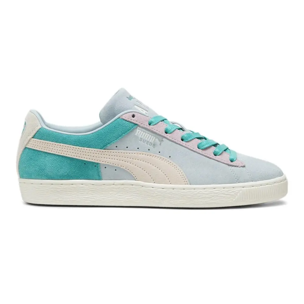Puma shoes - PUMA Suede Iconix Summer Lace Up - 39578201 - Green, Grey 5
