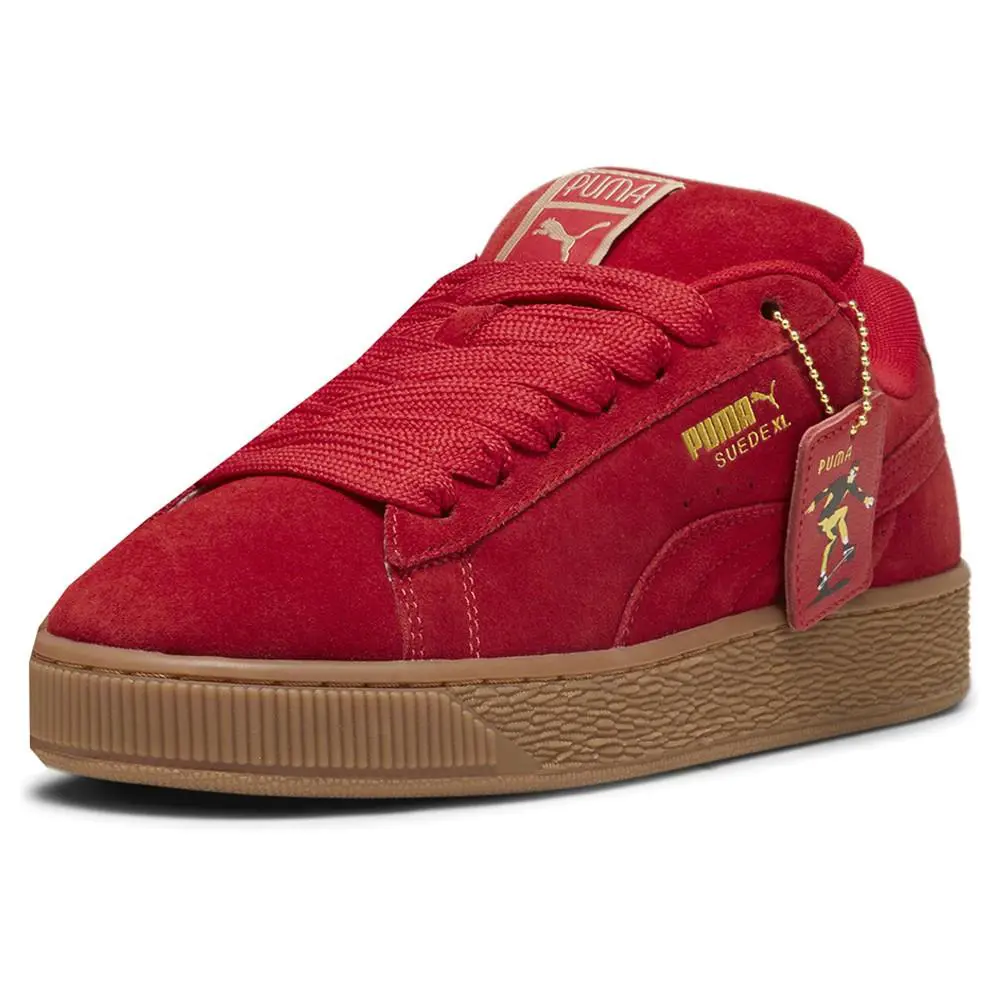 Puma shoes - PUMA Suede Xl Op Lace Up - 40170901 - Red 0